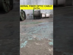 Câble à fibres optiques blindé aérien extérieur de mode unitaire de noyau de GYTA 72